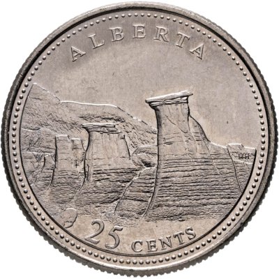 купить Канада 25 центов (cents) 1992 "Альберта"