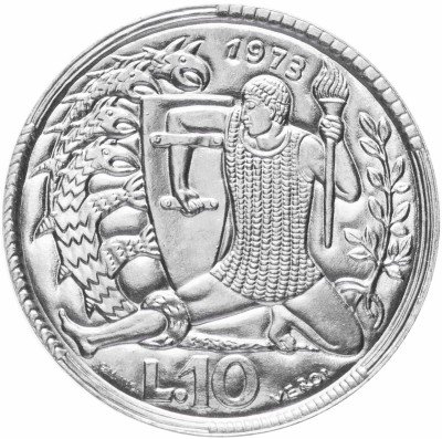 купить Сан-Марино 10 лир 1973