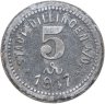 Купить Германия, Диллинген 5 пфеннигов 1917