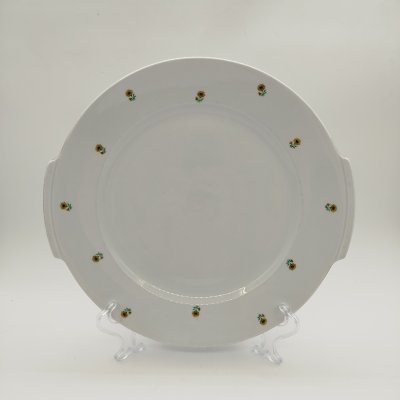 купить Блюдо сервировочное округлой формы, фарфор, золочение, деколь, Kahla, Германия, 1937-1956 гг.