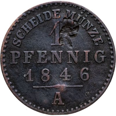 купить Шварцбург-Зондерсгаузен 1 пфенниг 1846