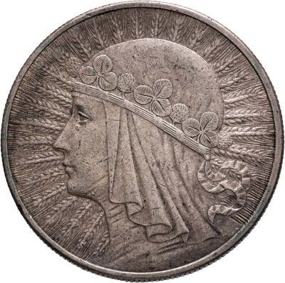 купить Польша 10 злотых (zlotych) 1932 без обозначения монетного двора - Лондон