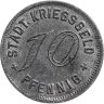 Купить Германия "Кирххайм-унтер-Текк" 10 пфеннигов 1917 нотгельд
