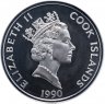 Купить Острова Кука 50 долларов 1990 "500 лет открытию Америки"