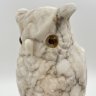 Купить Основание для лампы "Сова", мрамор, резьба, полимерный материал, СССР, 1950-1970 гг.