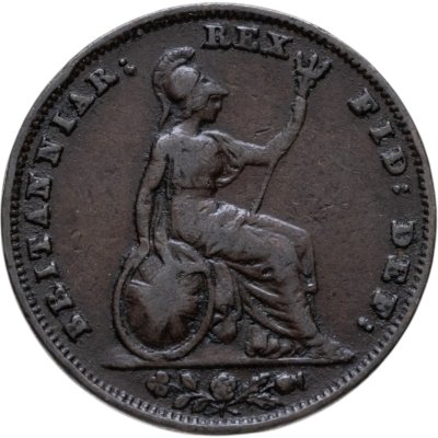 купить Великобритания 1 фартинг 1835