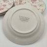 Купить Набор десертных тарелок на 6 персон, с декором в виде побегов роз, "Claytan Tableware", фаянс, деколь, Малайзия, 1973-2000 гг.