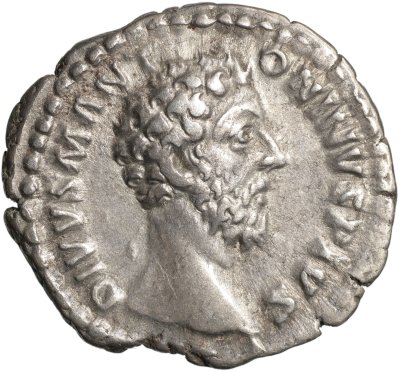 купить Римская империя. Коммод [DIVUS MARCUS AURELIUS] [177-192] Денарий. серебро. 180 Рим