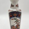 Купить Ваза миниатюрная, украшенная экзотическим цветочным декором, фарфор, деколь, золочение, Япония, 1960-1980 гг.