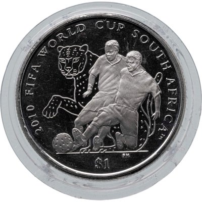 купить Британские Виргинские острова 1 доллар 2010 "Чемпионат мира по футболу 2010, ЮАР"