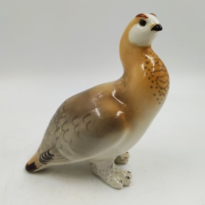 купить Статуэтка "Куропатка", скульптор П.П. Веселов, фарфор, роспись, Ленинградский фарфоровый завод (ЛФЗ), СССР, 1970-1990 гг.