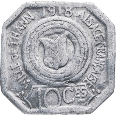 купить Франция "Коммуна Танн" 10 сантимов 1918 нотгельд