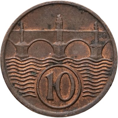 купить Чехословакия 10 геллеров (haleru) 1938