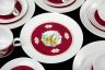 Купить Сервиз чайно-кофейный на 6 персон, декорированный в восточном стиле (21 предмет), фарфор, крытье, золочение, деколь, Reichenbach (Райхенбах), Германия, 1968-1990 гг.
