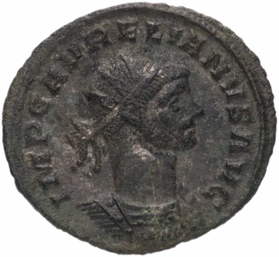 купить Римская Империя Аврелиан 270–275 гг антониниан (реверс: император пожимает руку Конкордии)