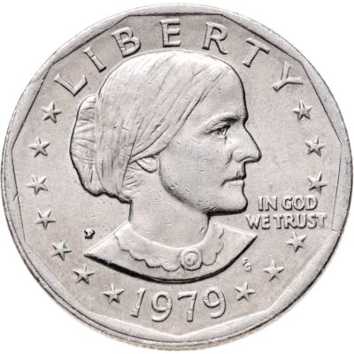 купить США 1 доллар (dollar) 1979 P доллар Сьюзен Энтони знак монетного двора "P" - Филадельфия