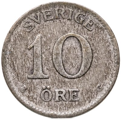 купить Швеция 10 эре (ore) 1938
