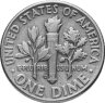 Купить США 10 центов (дайм, one dime) 1962 D "Silver Roosevelt Dime (Рузвельт)"