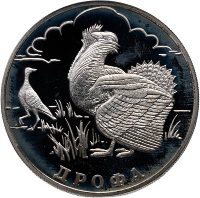 купить 1 рубль 2004 СПМД дрофа
