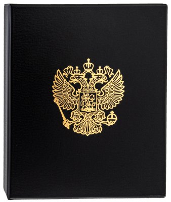 купить Папка на кольцах формата GRANDE (Гранд) "Герб" черная