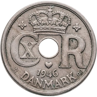 купить Дания 25 эре (ore) 1946