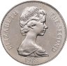 Купить Тристан-да-Кунья 1 крона (crown) 1978 "25 лет коронации Елизаветы II"