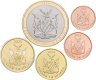 Купить Намибия набор из 5 монет 2025 (10, 20 и 50 центов, 1 и 5 долларов)