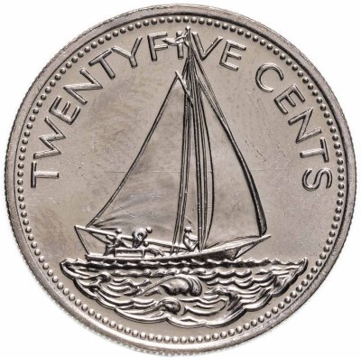 купить Багамы 25 центов (cents) 2005