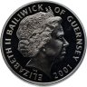 Купить Гернси 5 фунтов (pounds) 2001 "100 лет со дня смерти Королевы Виктории"
