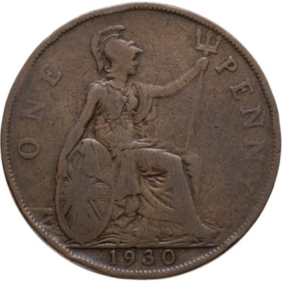 купить Великобритания 1 пенни (penny) 1930