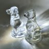 Купить Пара статуэток "Собака", хрусталь, Российская Федерация, 2000-2020 гг.