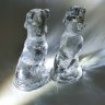 Купить Пара статуэток "Собака", хрусталь, Российская Федерация, 2000-2020 гг.