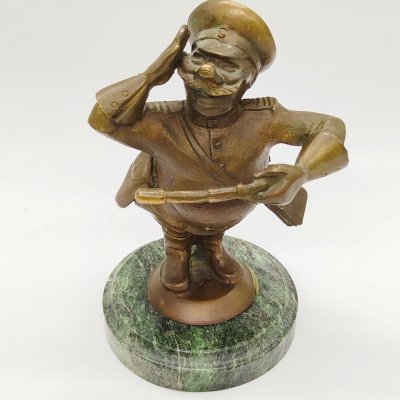 купить Статуэтка "Сотрудник ГИБДД", бронза, камень, Россия, 2010-2015 гг.