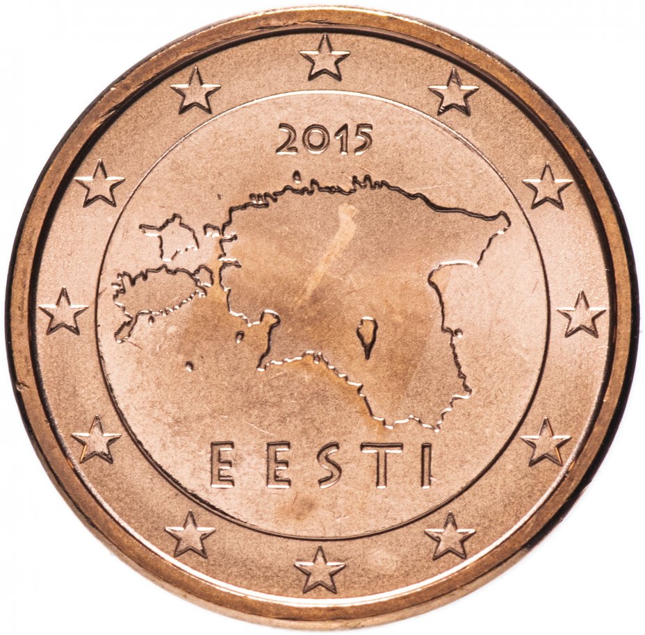 купить Эстония 1 цент (cent) 2015