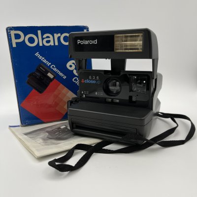 купить Фотоаппарат "Polaroid 636 Close Up" в коробке, пластик, металл, Polaroid, Великобритания, 1988-2000 гг.
