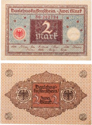 купить Германия 2 марки 1920