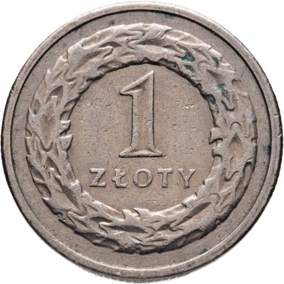 купить Польша 1 злотый (zloty) 1994