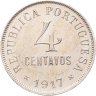 Купить Португалия 4 сентаво (centavos) 1917