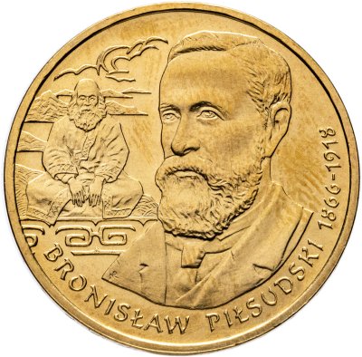 купить Польша 2 злотых 2008 "Бронислав Пилсудский (Bronisław Piłsudski)"
