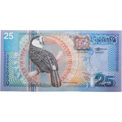 купить Суринам 25 гульденов 2000
