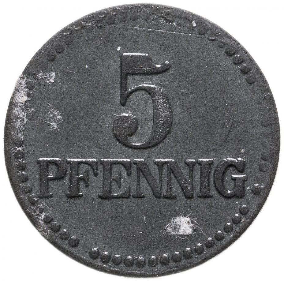 купить Германия (Леннеп) нотгельд 5 пфеннигов 1917