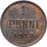 Купить 1 пенни (penni) 1913 Российская Финляндия