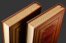 Купить Книга в кожаном переплете "История малой России" в 2-х томах, репринтное издание, бумага, кожаный переплет, тиснение, золочение, обрез с принтом и золочением, в кожаном футляре и бархатной подарочной упаковке, Российская Федерация, 2025 г.