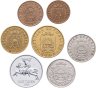 Купить Латвия набор из 6 монет 1, 2, 5, 10, 20, 50 сантимов 1922-2007 + бонус Литва 2 цента 1991