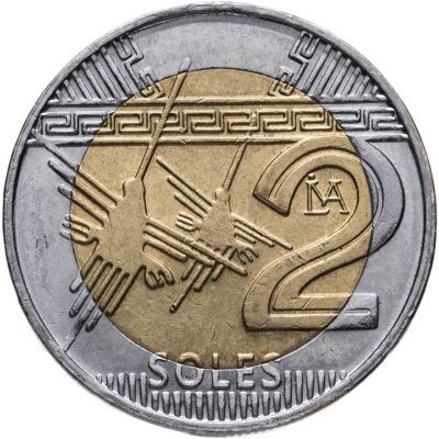 купить Перу 2 соля (soles) 2016