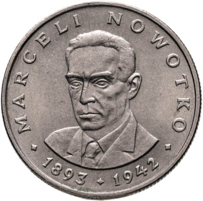 купить Польша 20 злотых 1976 "Марсель Новотко"