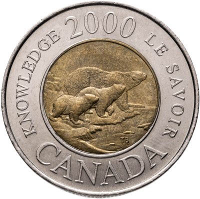 купить Канада 2 доллара (dollars) 2000 "Путь к знанию. Knowledge (Знание)"