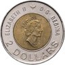 Купить Канада 2 доллара (dollars) 2000 "Путь к знанию. Knowledge (Знание)"
