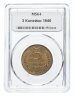 Купить 3 копейки 1940 MS64 в слабе ННР