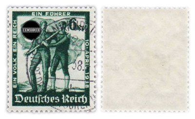 купить Германия марка 6 рейхспфеннигов "Третий Рейх" "Плебисцит по вопросу присоединения Австрии" 1938 Выпуск марок на территории Германии